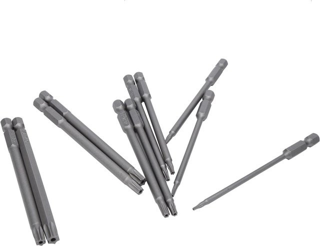 11-teiliges TOMTOP Schraubendreher-Bit-Set aus Edelstahl in Grau, Hohl-Pentalobe-Typ für Elektrowerkzeugzubehör, Bit-Länge: 75 mm - Bild 1