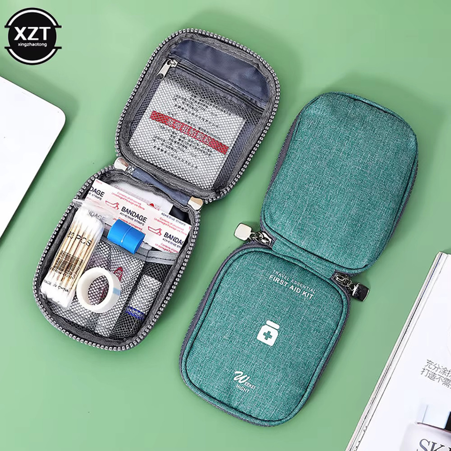 WYMECT Mini Erste-Hilfe-Tasche für Reise und Outdoor in Grau - Bild 2