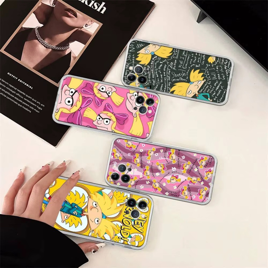 H-Hey A-Arnold Helga Bonito Handyhülle für iPhone 17 16 16e 15 14 13 12 11 Pro Max Mini Plus in Multicolour - Bild 4