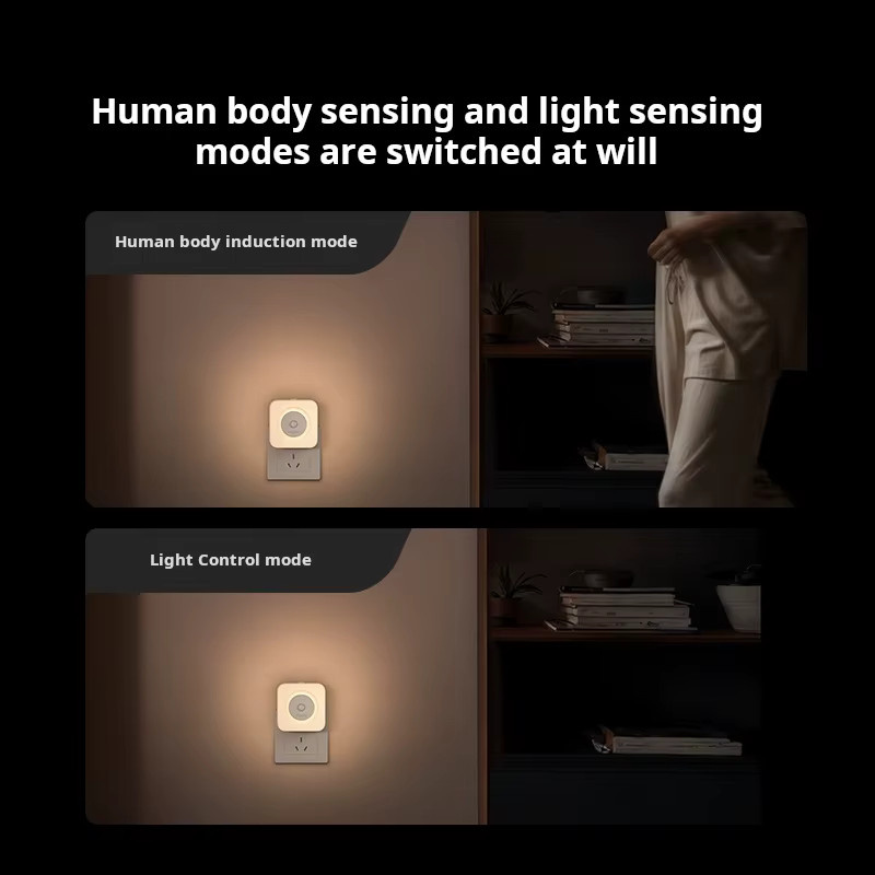 Aqara LED Nachtlicht Plug-in Version mit Bewegungssensor, Warmweiß 3200K, Weiß - Bild 2