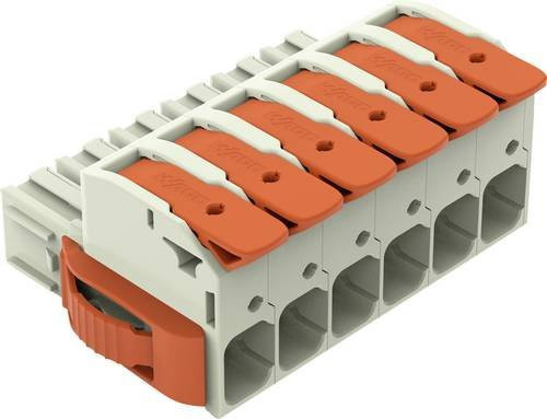 WAGO 832-1106/037-000 Federleiste Grau 12 Stück - Bild 1