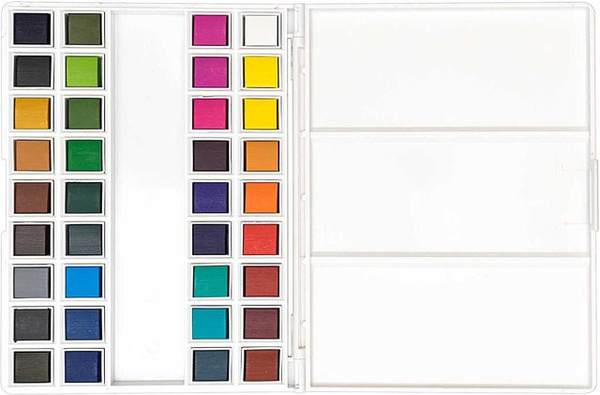 Rico Design ART Künstler Aquarellfarben mit 36 Farben