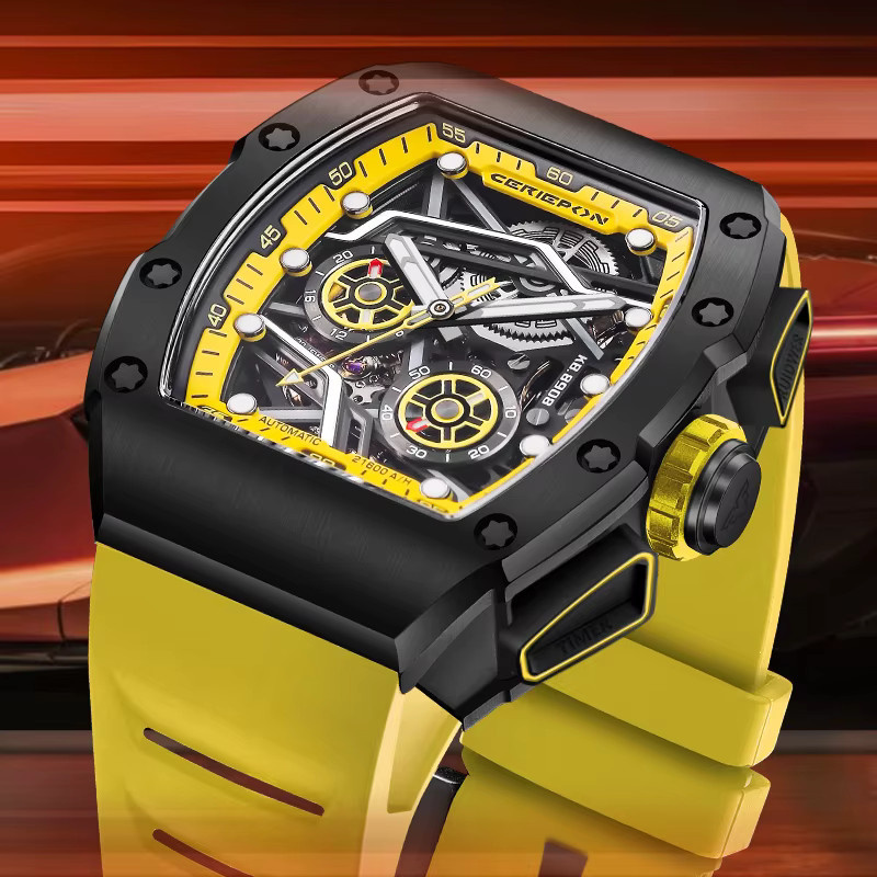 Addiesdive Armbanduhr Automatik, Edelstahl, Schwarz, Herren - Bild 2