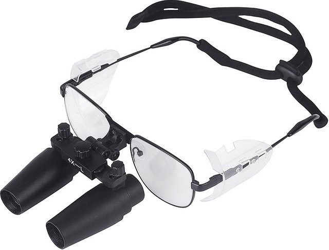 FUCHU Lupe 4x, Kepler-Optik, Schwarz - Bild 1