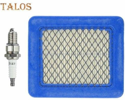Luftfilter Set für Briggs & Stratton 491588 und Craftsman 3364 inklusive Zündkerzen von Talos home Garden - Bild 1