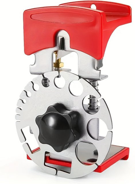 Manuelles Kabelabisolierwerkzeug LIQU in Rot zur Kupferrückgewinnung mit einstellbarer Schälfunktion, B/T/H: 10,0 x 6,5 x 10,0 cm - Bild 1