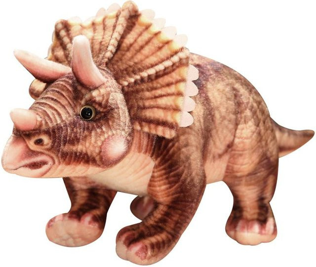 Yiran toy Triceratops Dinosaurier Plüschtier, ab 3 Jahre, Braun - Bild 1