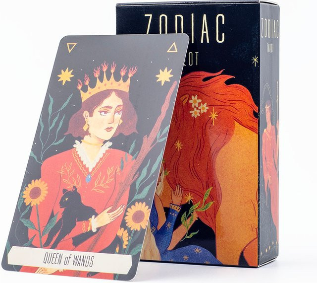 STERN Sternzeichen-Tarot, Brettspiel, 78-Karten-Deck, bunt - Bild 1