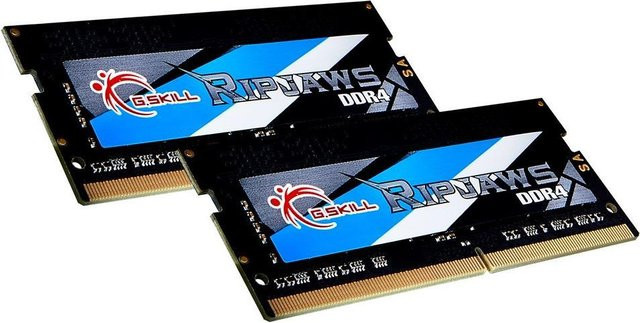 G.Skill Ripjaws DDR4 Laptop-Arbeitsspeicher Kit 16 GB (2 x 8 GB) SO-DIMM 3200 MHz PC4-25600 CL22 1.2 V F4-3200C22D-16GRS - Bild 1