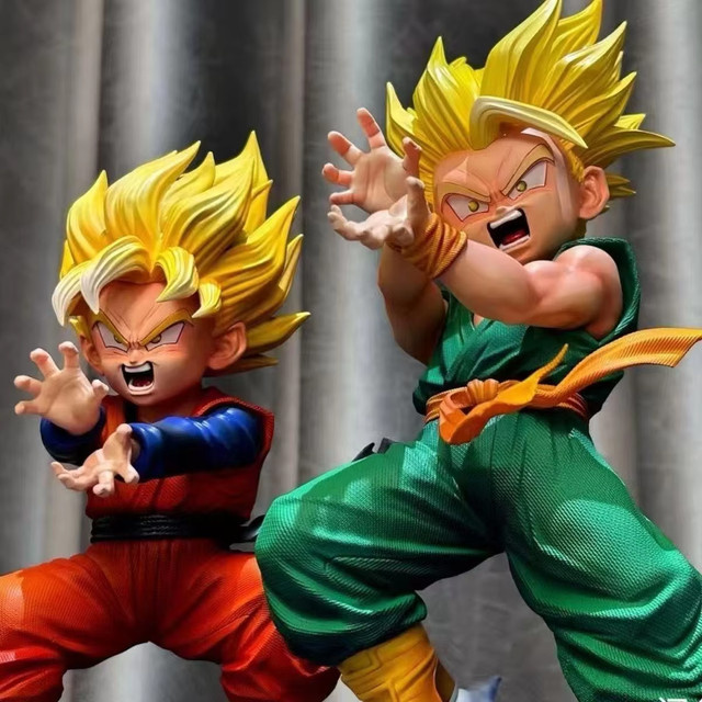 Bandai Dragon Ball Z Son Goten Figur Super Saiyajin Trunks, Actionfiguren, Kunststoff - Bild 1