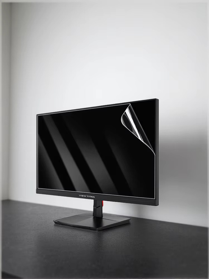 2 Stück HD Matte Anti-Glare Displayschutzfolie als Antireflexions-Augenschutzfilter für Computermonitor und Laptop, Transparent, für 11-24 Zoll - Bild 7