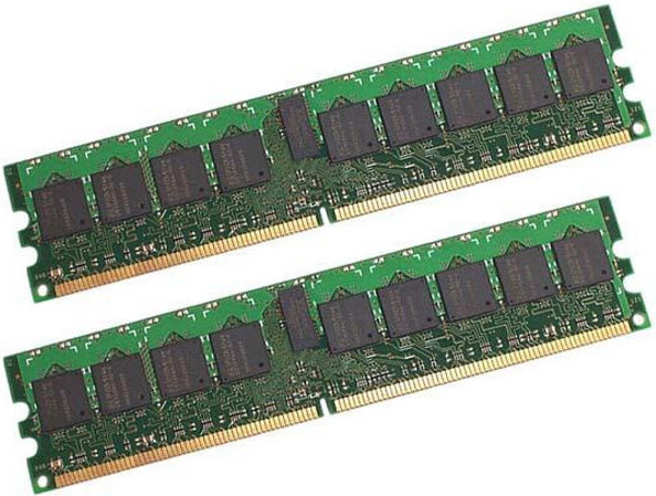 CoreParts RAM Speichermodul 2 x 4 GB DDR2 800 MHz 8 GB Green Refurbished - Bild 1