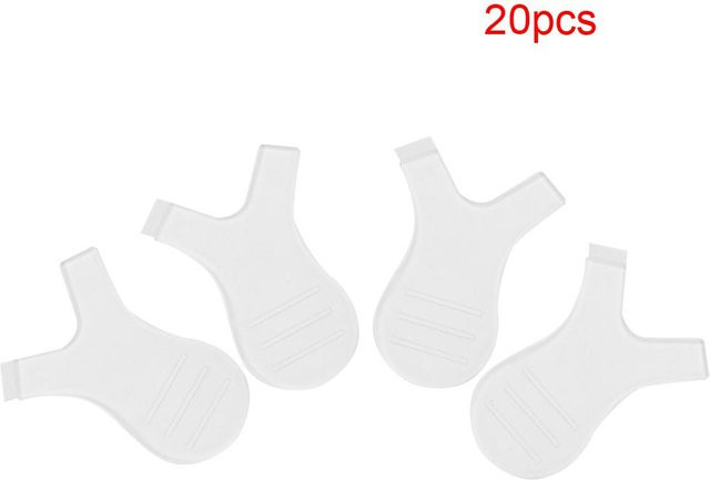 DIYelecs Wimpernlift-Werkzeug Bürste y-Form, weiß, 20 Stück - Bild 1