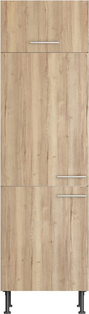 Optifit Küchen-Hochschrank Erik290 für Kühlschränke in WildEiche, B/T/H: 60 x 60 x 211,8 cm - Bild 1