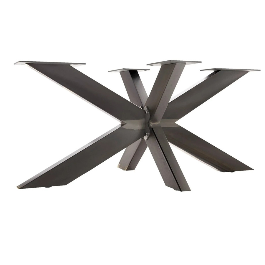 SO-TECH SPIDER KD Tischgestell aus Rohstahl, matt und klar lackiert, B/T/H: 98,0 x 58,0 x 43,0 cm - Bild 2