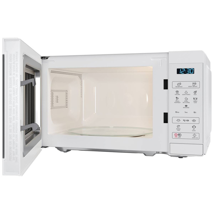 Sharp Mikrowelle YC-MS02E-C in Weiß mit Glasfront B/H/T: 44 x 25,8 x 32,4 cm - Bild 2