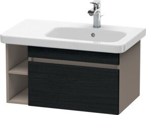 Duravit Waschtischunterschrank DuraStyle in Weiß und Basaltgrau mit einer Auszug, B/T: 73 x 44,8 cm - Bild 1