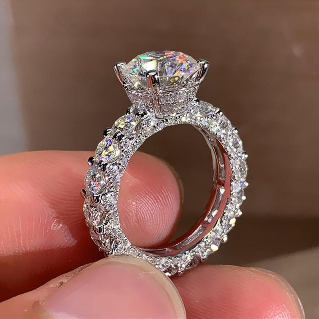 YIRAN Jewelry Ring, 925 Silber, Zirkonia, Damen - Bild 1