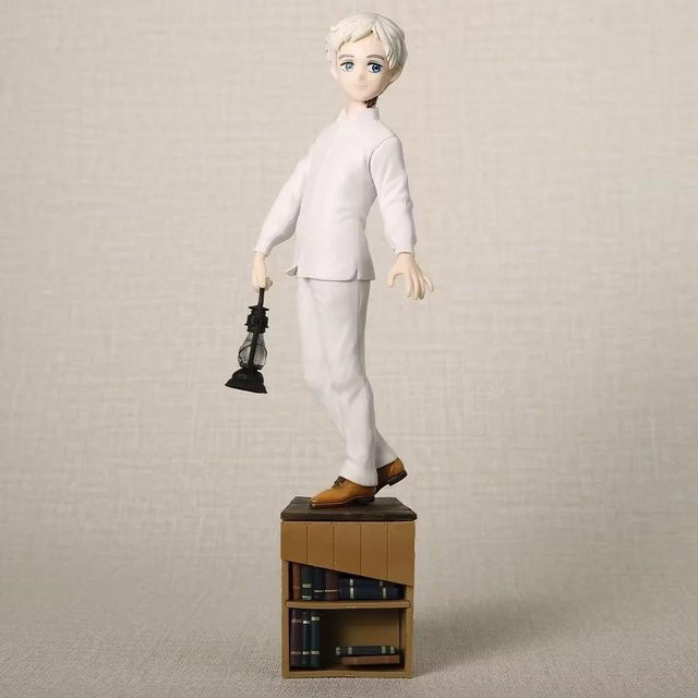 Yiran toy 1 The Promised Neverland Norman Emma Ray, Actionfigur, 1/8 Maßstab, mit Bücherregal Basis - Bild 1