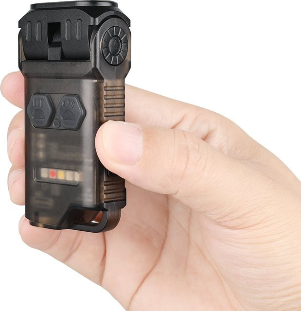 Trustfire MINIX5 EDC-Taschenlampe mit 750 Lumen, wiederaufladbare LED-Taschenlampe mit UV-Licht und Magnetfunktion in Blau - Bild 1