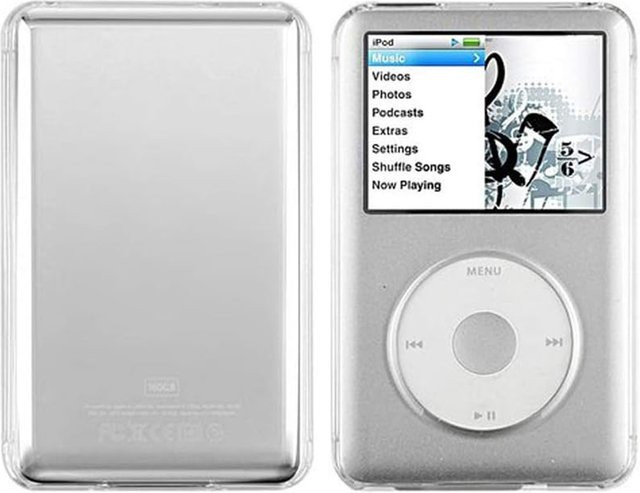 Transparente Kristall-Hartschalenhülle für Apple iPod Classic 7. Generation, 6. Generation und iPod Video - Bild 1