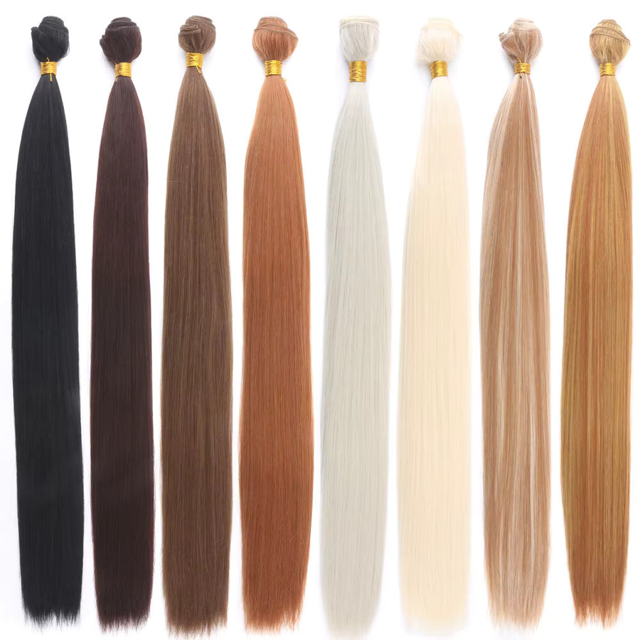 Colorful Girl Haar Extensions, Synthetische Yaki Fasern, 26 Zoll, Glatt - Bild 3