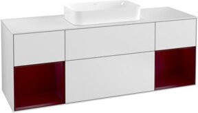 Villeroy & Boch Waschtischunterschrank Finion mit Abdeckplatte in Weiß, B/T: 160 x 50,1 cm - Bild 1