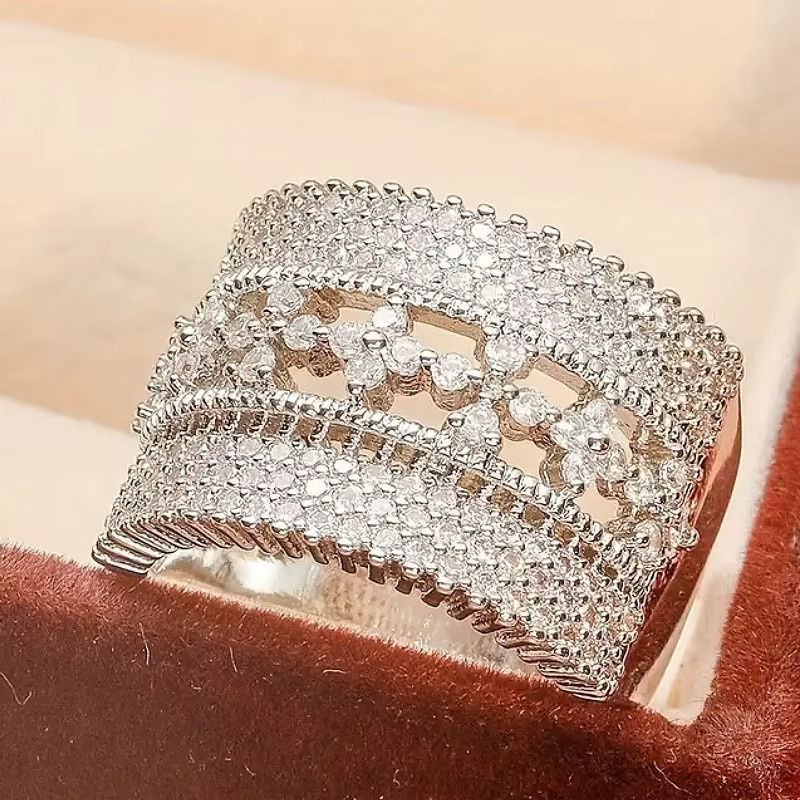 Huitan Ring, Silber, Zirkonia, Damen - Bild 2