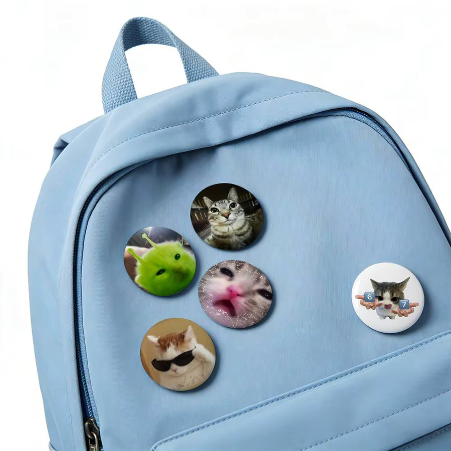 Kayou Anstecknadeln Katzen-Meme, Unisex - Bild 2