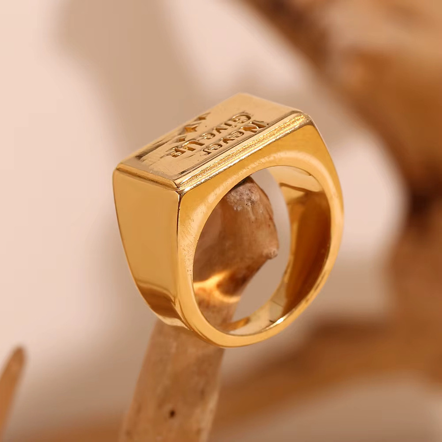 E.B.belle Ringe Edelstahl, Gold, Damen - Bild 2