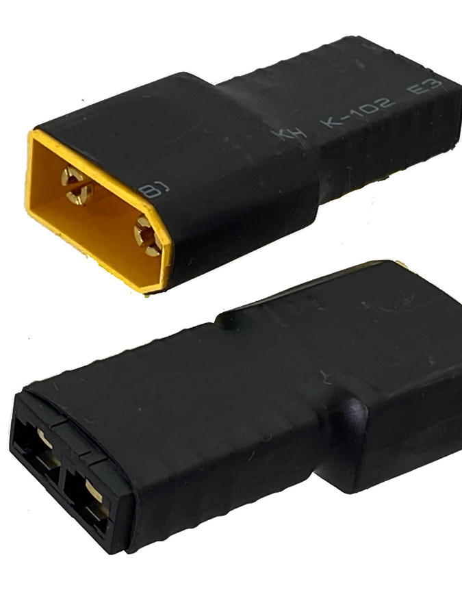 XT90 auf TRX Traxxas Buchse Adapter für Batteriekabel, Schwarz, 1 Stück - Bild 4