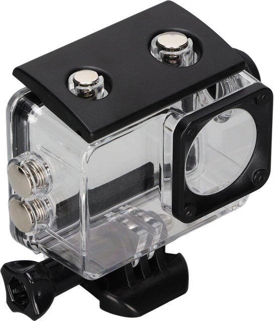 Andoer Action Kamera Schutzhülle transparent mit USB-C Anschluss für wiederaufladbare Sportkameras - Bild 1