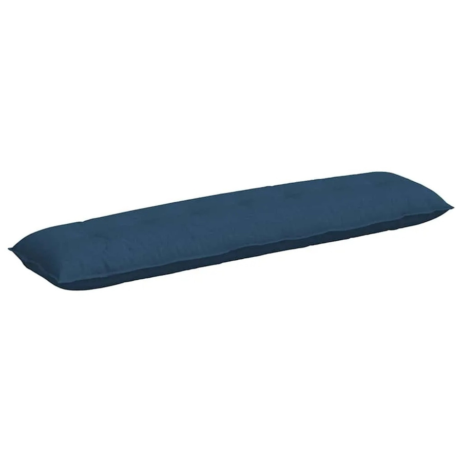 vidaXL Rückenkissen Blau aus Polyester mit abnehmbarem Bezug, B/H/T: 50 x 200 x 19 cm - Bild 2