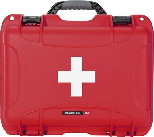 NANUK 920-FSA9 Erste Hilfe Koffer wasserdicht Rot B/T/H: 38,1 x 15,7 x 26,7 cm - Bild 1