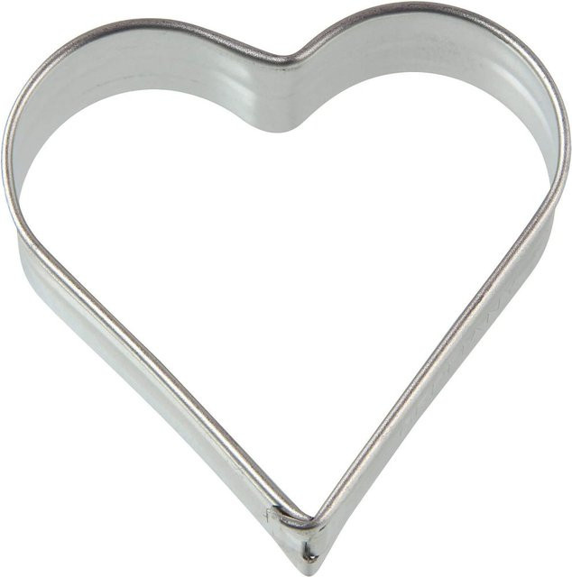 Zenker Ausstecher Herz aus Edelstahl, Farbe: Silber, B/T/H: 5,5 x 5,5 x 5,5 cm - Bild 1