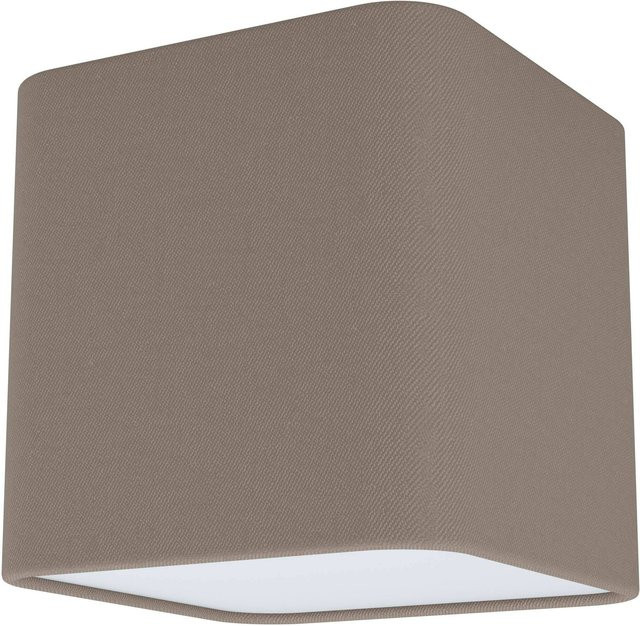 Eglo Deckenleuchte POSADERRA modern in Weiß und Beige aus Metall und Stoff mit E27 Fassung - Bild 1