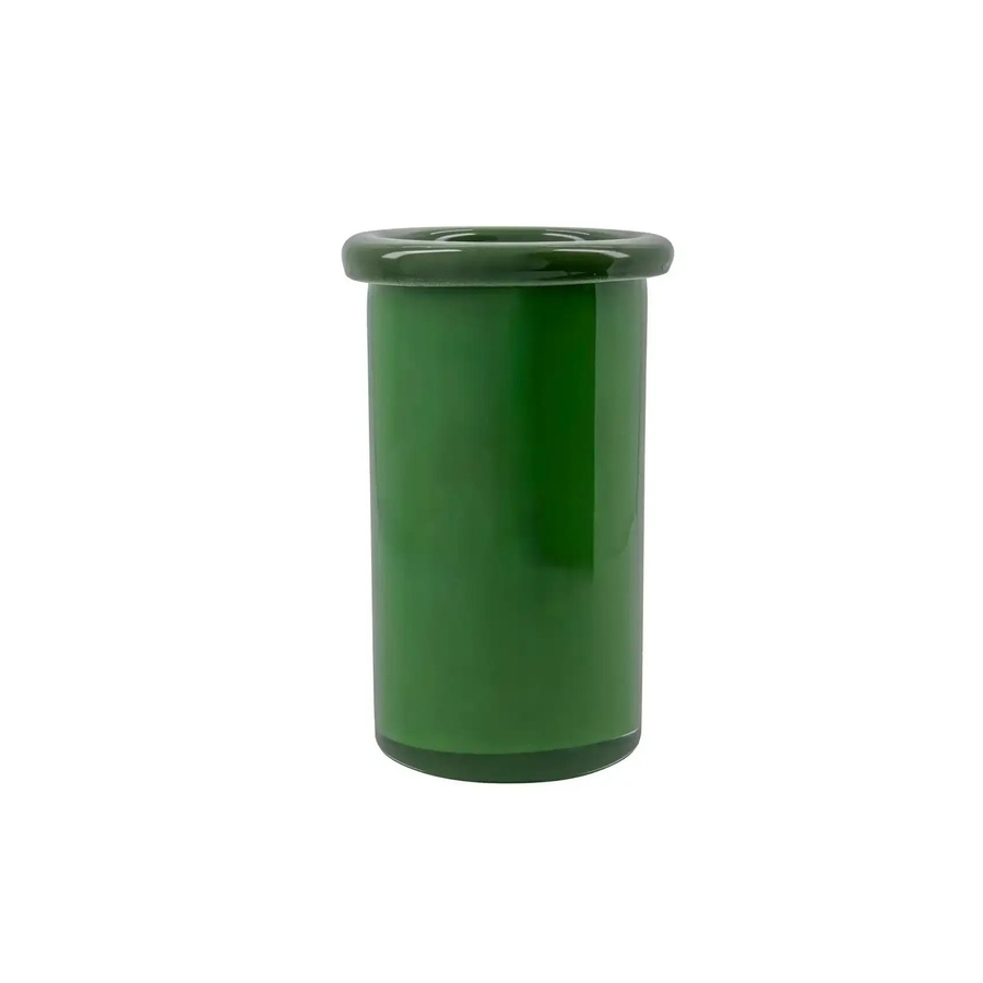 House Doctor Vase Buck aus grünem Glas, Höhe: 23 cm - Bild 1