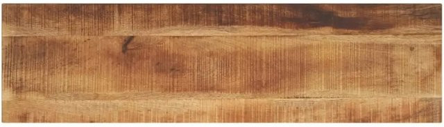 vidaXL Tischplatte aus Mango Massivholz in Braun, rechteckig und rustikal, B/T/H: 120 x 20 x 2,5 cm - Bild 1