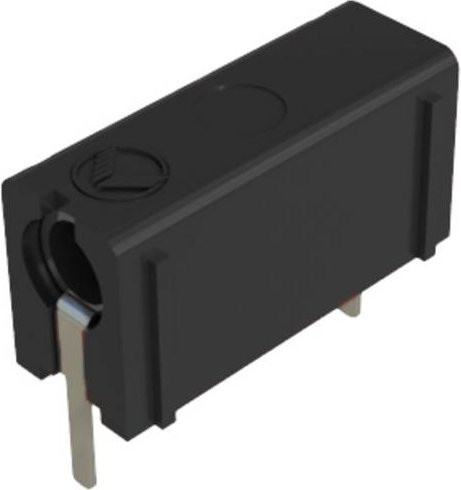 Hirschmann Test & Measurement PB 4 Prüfbuchse für den vertikalen Einbau in Schwarz mit 4mm Stift-Durchmesser - Bild 1