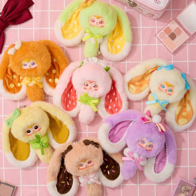 52TOYS Samuel Bunte Dessert-Grooming-Party, Vinyl-Puppe, Rucksack-Anhänger, Plüsch - Bild 1