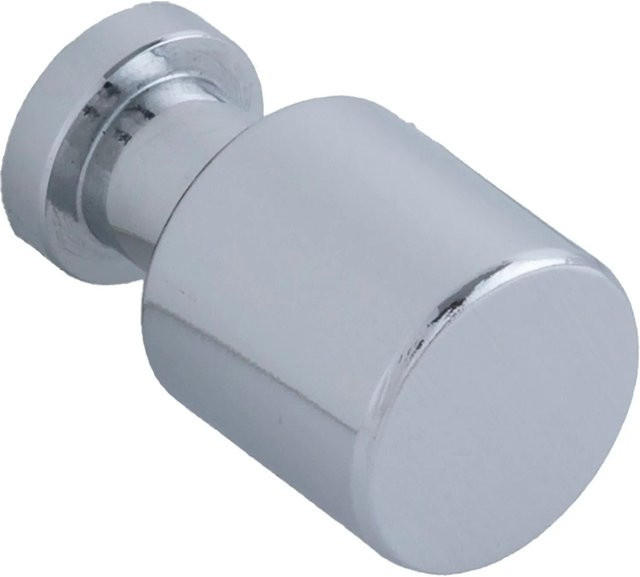 Technik Team Möbelknopf Itys aus Messing, Farbe Verchromt Poliert, Durchmesser: 1,5 cm, Tiefe: 2,6 cm - Bild 1