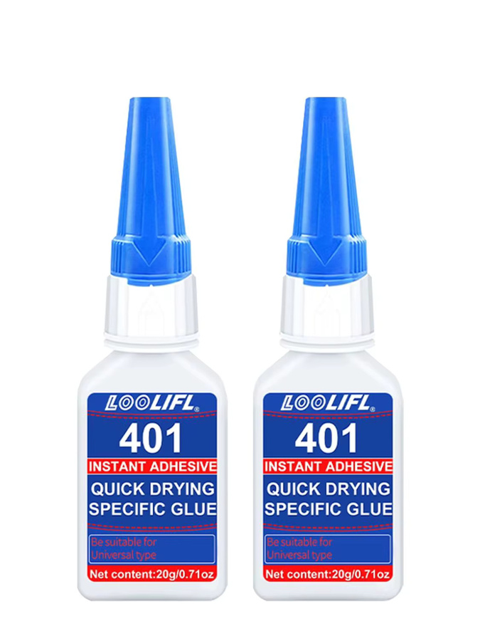 LOOLIFL 401 Sofortkleber Cyanacrylat-Superkleber für Kunststoff, Metall, Holz, Gummi, Leder und Keramik, 20 g - Bild 7
