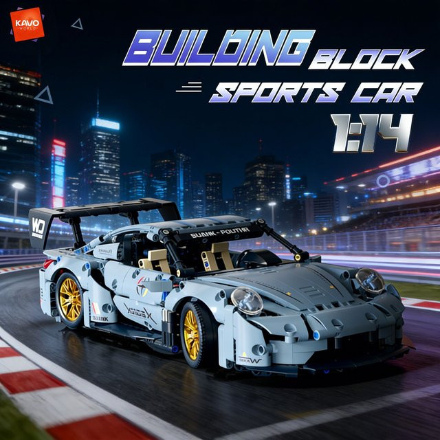 KAVOWORLD Supercar-Bausatz, Automodell, 973 Teile, ab 6 Jahren - Bild 1