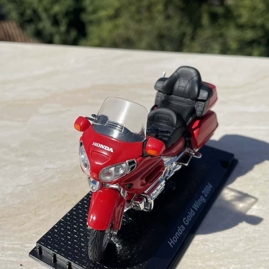 WELLY Honda Gold Wing, Motorrad Modell, Maßstab 1:24, Rot, Metall - Bild 2