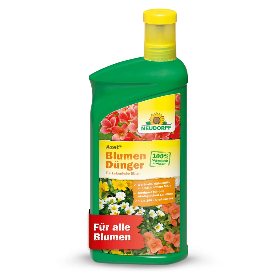 Neudorff Azet Flüssiger organischer Blumendünger 1 l - Bild 2