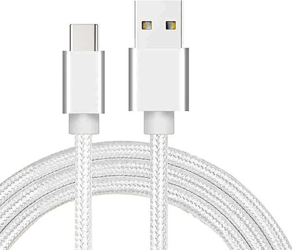 Samsung USB 3.1 Type-C Schnelllade-Datenkabel in Weiß, Länge: 0,25 m - Bild 1