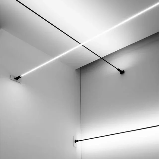 JIANKEXING LED Wandleuchte in Schwarz im minimalistischen Nordischen Design mit Up-Down-Lichteffekt aus Metall - Bild 1