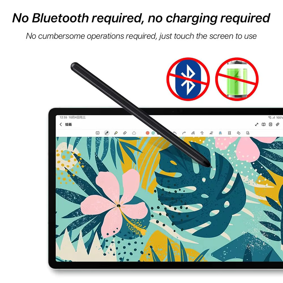 Samsung S Pen Stylus mit Druckerkennung und Radierfunktion in Schwarz für Galaxy Tab S6 Lite, S7 FE, S8 Plus und S9 Ultra - Bild 5