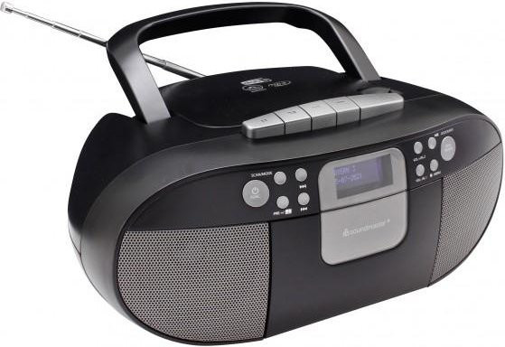 Soundmaster SCD7800 DAB+ Radio mit CD Player in Schwarz - Bild 1