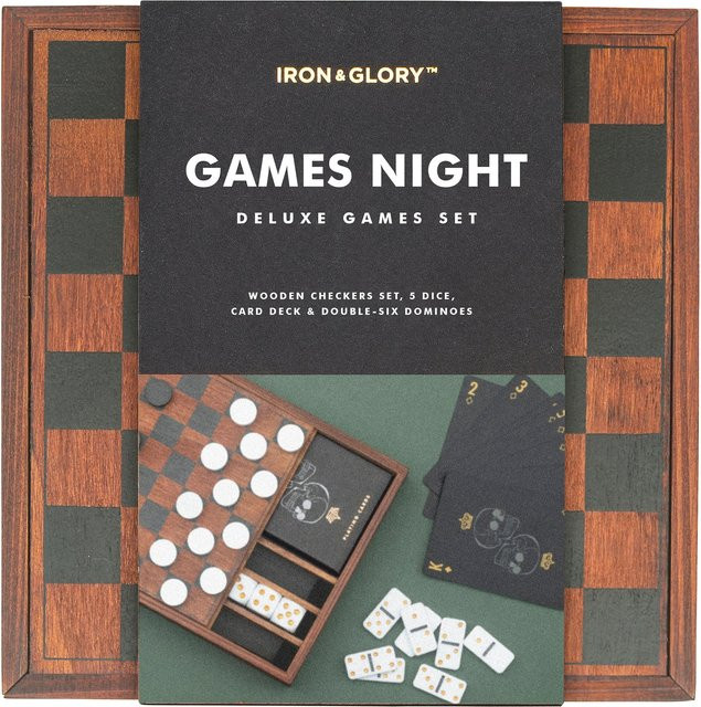 Luckies Holzspielset Games Night, Familienspiel, Set / Bundle - Bild 1